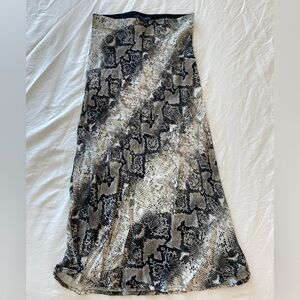 Snakeskin sanctuary skirt